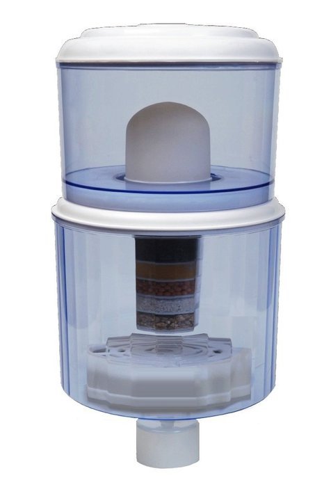 4 Gallon Water Cooler Filter Purifier - Save $$$ - Place on Cooler - Transform Tap Water to Healthy Mineral Drinking...