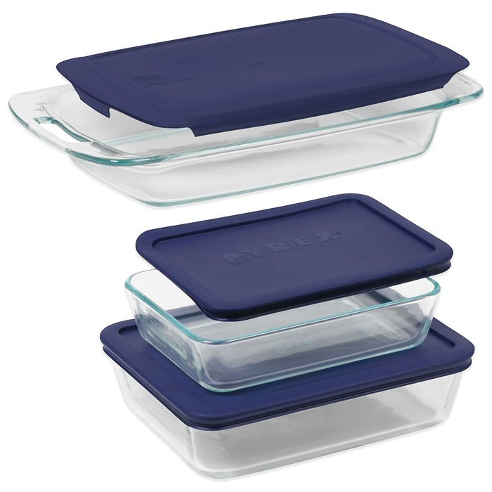Pyrex Easy Grab 6-Piece Bakeware Set