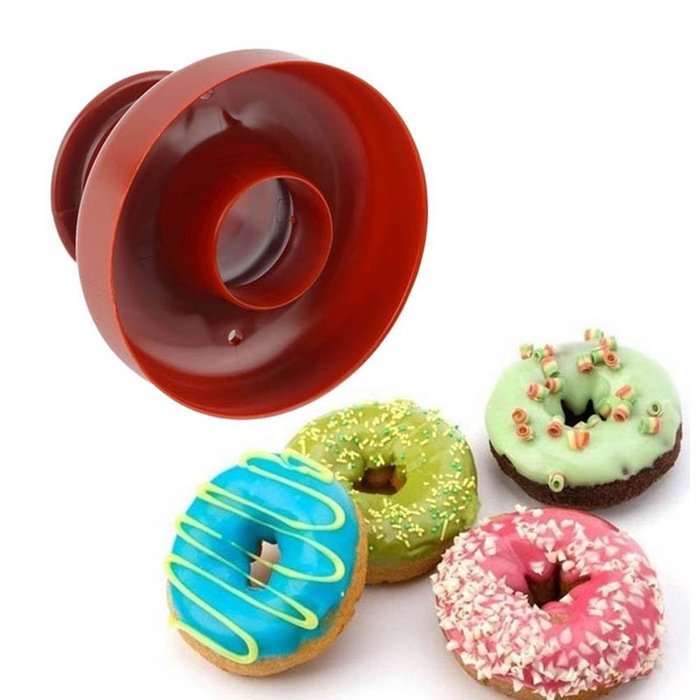 GogoForward Mold Fondant Cake Plastic Bakery Doughnut Donut Baking Pan Maker Cutter