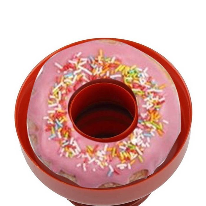 GogoForward Mold Fondant Cake Plastic Bakery Doughnut Donut Baking Pan Maker Cutter N2