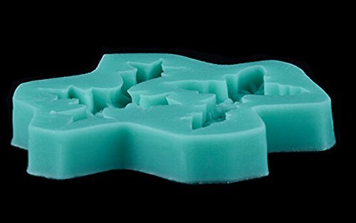 HSE Delicate 3D Cross leaf Silicone Fondant Cake Molds Soap Chocolate Mould N2