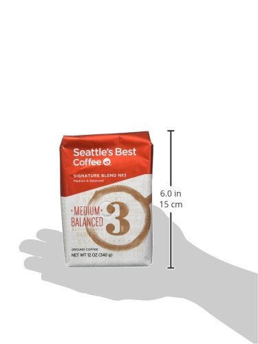 Seattle's Best Level 3 Whole Bean Coffee, 12 Ounce, 6 Count N8