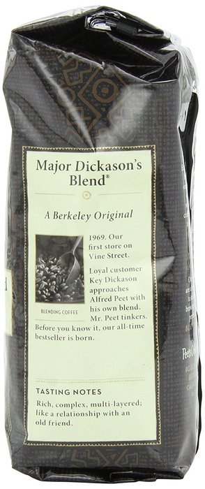 Peet's Ground Coffee, Major Dickason's, 12-Ounce N37