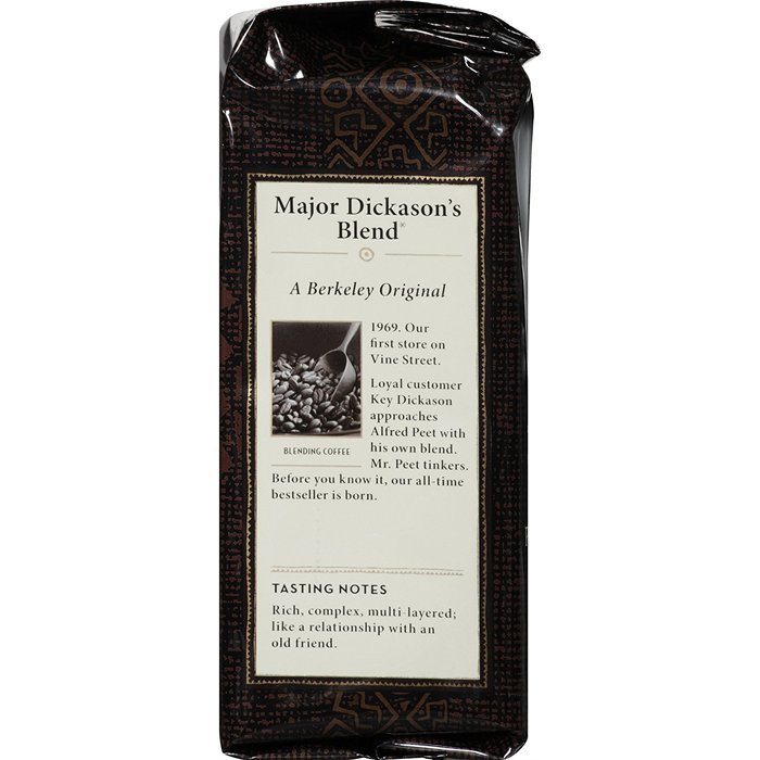 Peet's Ground Coffee, Major Dickason's, 12-Ounce N65