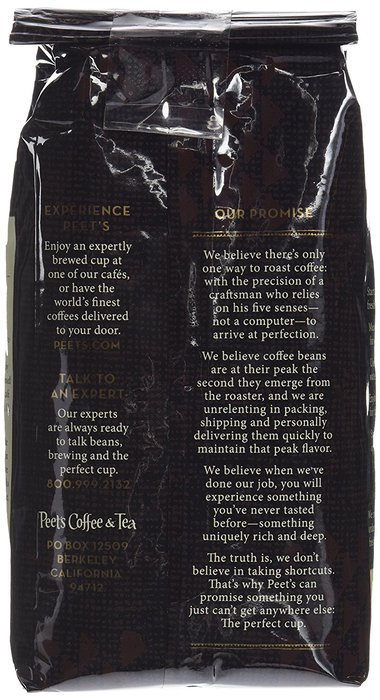 Peet's Ground Coffee, Major Dickason's, 12-Ounce N85