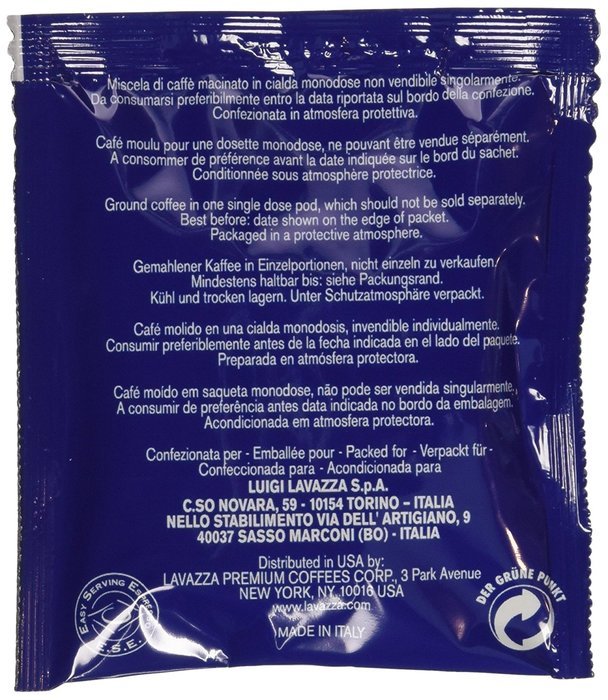 Lavazza Gran Crema Espresso Pods (40 Individually Wrapped Pods) N2