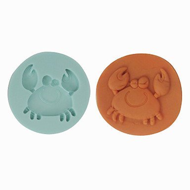 QINF DIY Baking Silicone 3D Cute Crab Shaped Cake Chocolate Soap Mold N3