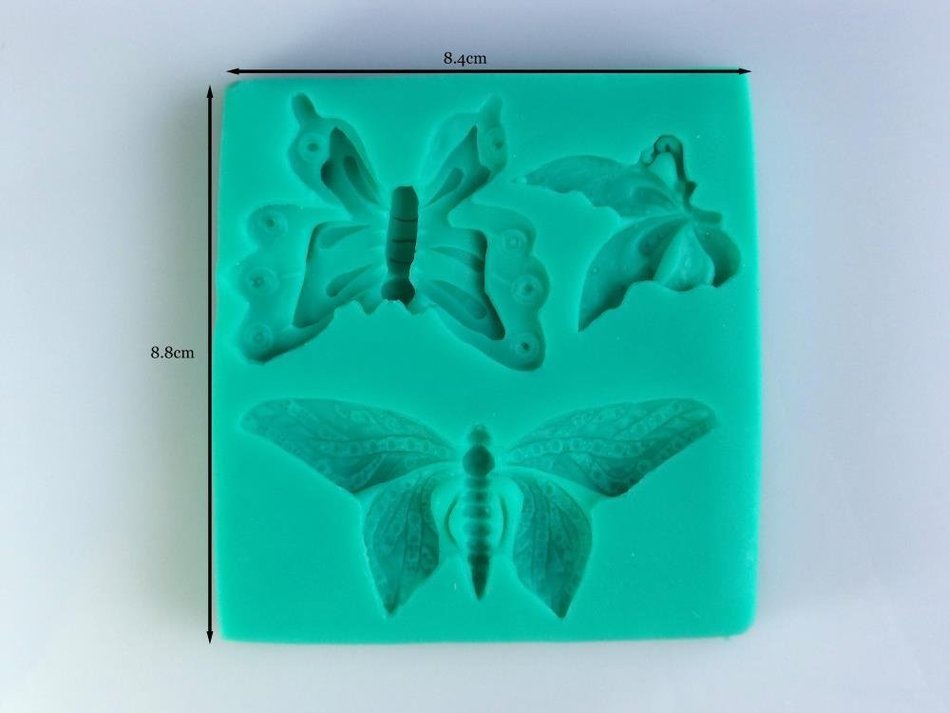 Lovely Butterfly Shape Silicone Soap Mold Fondant Cake Decorating Styling Tools Bakeware Cooking Tools Kitchen... N2