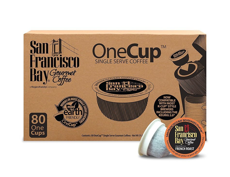 San Francisco Bay OneCup, French Roast, 80 Single Serve Coffees