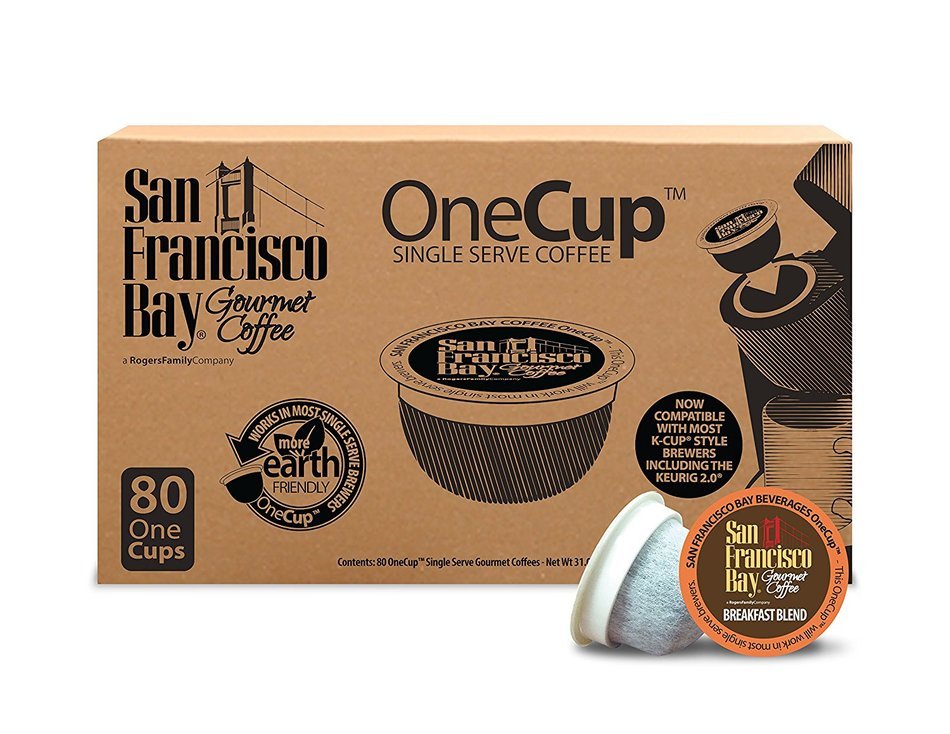 San Francisco Bay OneCup, French Roast, 80 Single Serve Coffees N50
