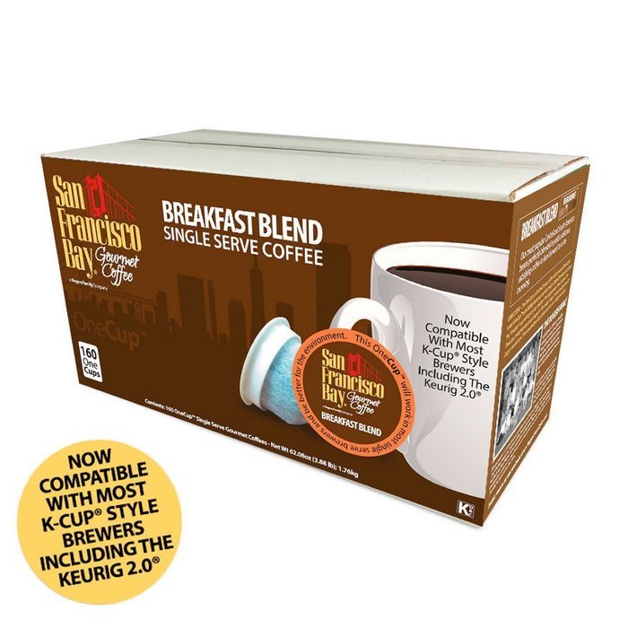 San Francisco Bay OneCup, French Roast, 80 Single Serve Coffees N54