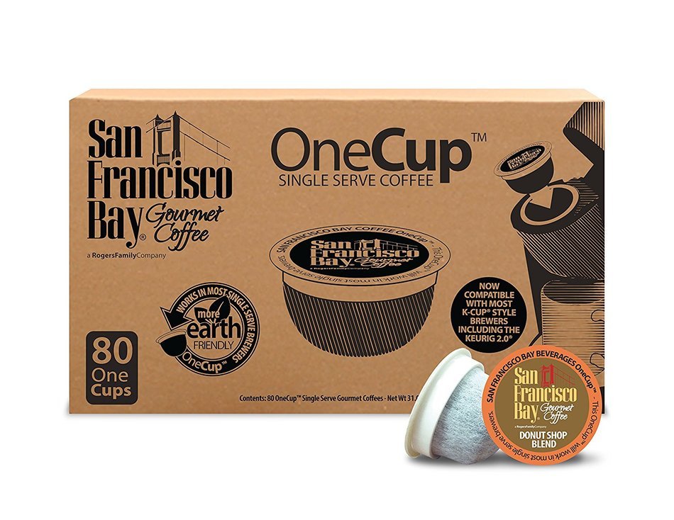 San Francisco Bay OneCup, French Roast, 80 Single Serve Coffees N63