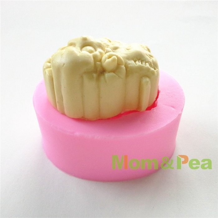Mom&pea 0605 Lamb Shaped Silicone Mould for Fondant Cake Sugar Paste Cake Decoration 3d Cake Toppers Mold 7.25.82.9cm... N4