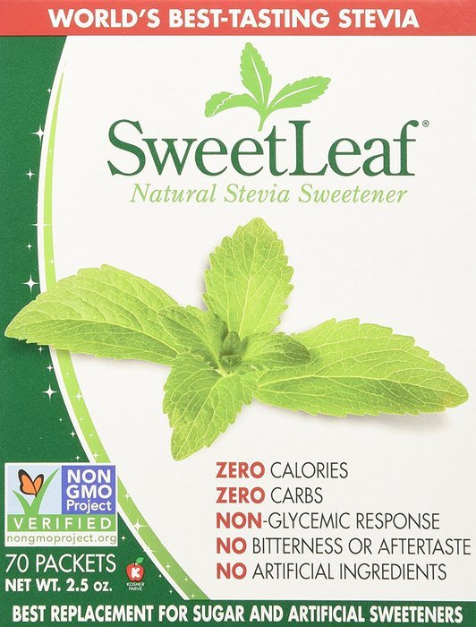 Sweetleaf Stevia 70 Piece Sweetener, 2.5 Ounce(pack of 3) N5