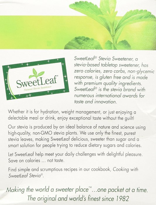 Sweetleaf Stevia 70 Piece Sweetener, 2.5 Ounce(pack of 3) N7
