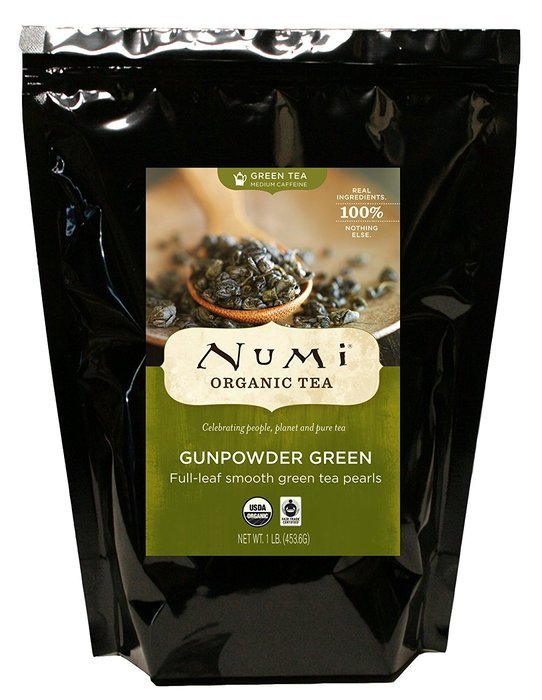 Numi Organic Tea Gunpowder Green, Loose Leaf Tea, 16 Ounce Bulk Pouch