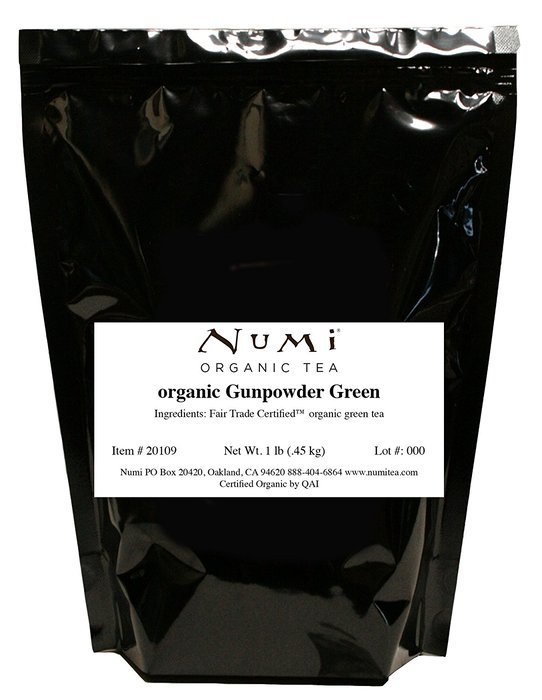 Numi Organic Tea Gunpowder Green, Loose Leaf Tea, 16 Ounce Bulk Pouch N2
