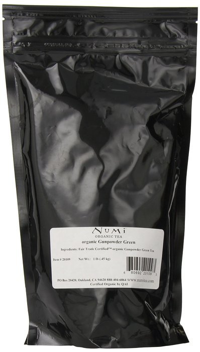 Numi Organic Tea Gunpowder Green, Loose Leaf Tea, 16 Ounce Bulk Pouch N3