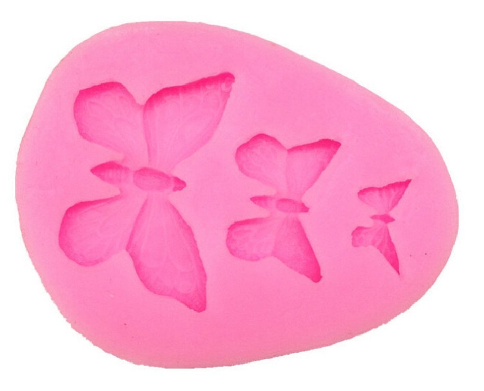 Sealike Silicone 3d Butterfly Cake Mode Fondant Decoration Mold with Stylus N2