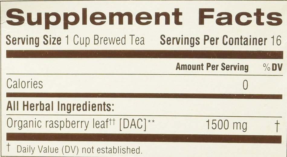 Organic Raspberry Leaf Tea 16 Bags, Traditional Medicinals Teas(2 Pack) N5