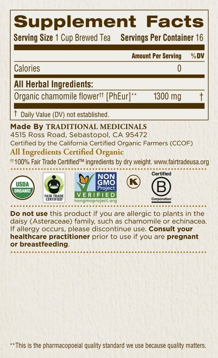 Traditional Medicinals Organic Hibiscus Tea, 16 Tea Bags N29