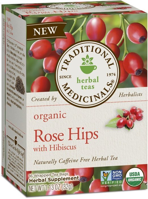 Traditional Medicinals Organic Hibiscus Tea, 16 Tea Bags N50