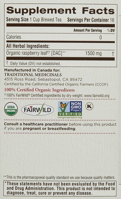 Traditional Medicinals Organic Hibiscus Tea, 16 Tea Bags N58