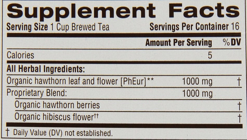 Traditional Medicinals Organic Hibiscus Tea, 16 Tea Bags N81
