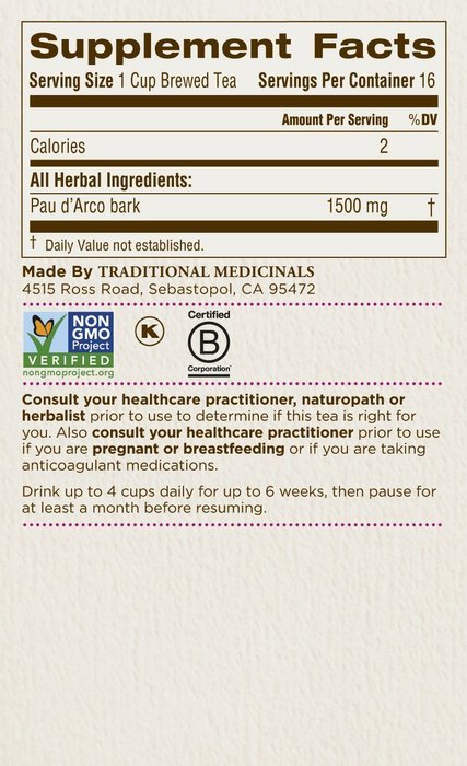 Traditional Medicinals Organic Hibiscus Tea, 16 Tea Bags N162
