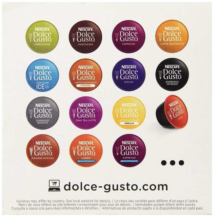 Nescafe Dolce Gusto for Nescafe Dolce Gusto Brewers, Caffe Lungo, 16 Count N3