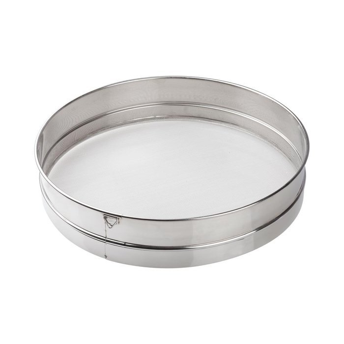 FortheChef's Stainless Steel & Mesh 14" Sieve, 14" x 3"