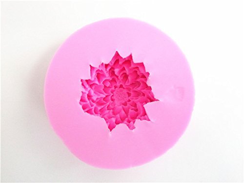Wocuz W0432 Single Capacity Flower Shape Candy Making Silicone Mold Cake Decoration Mould Fondant Chocolate Small...