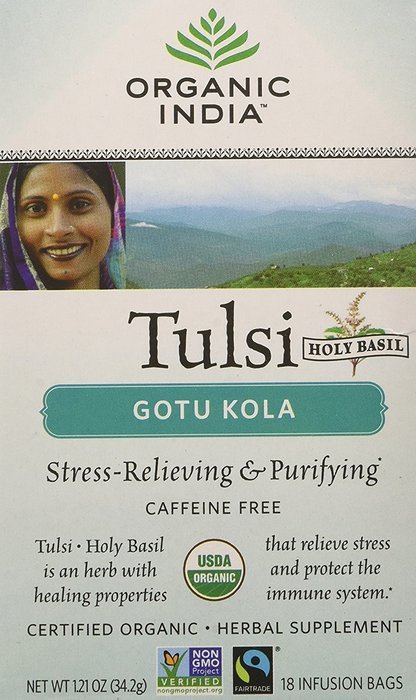 Organic India Tulsi, Original, 18-Count Boxes (Pack of 2) N11
