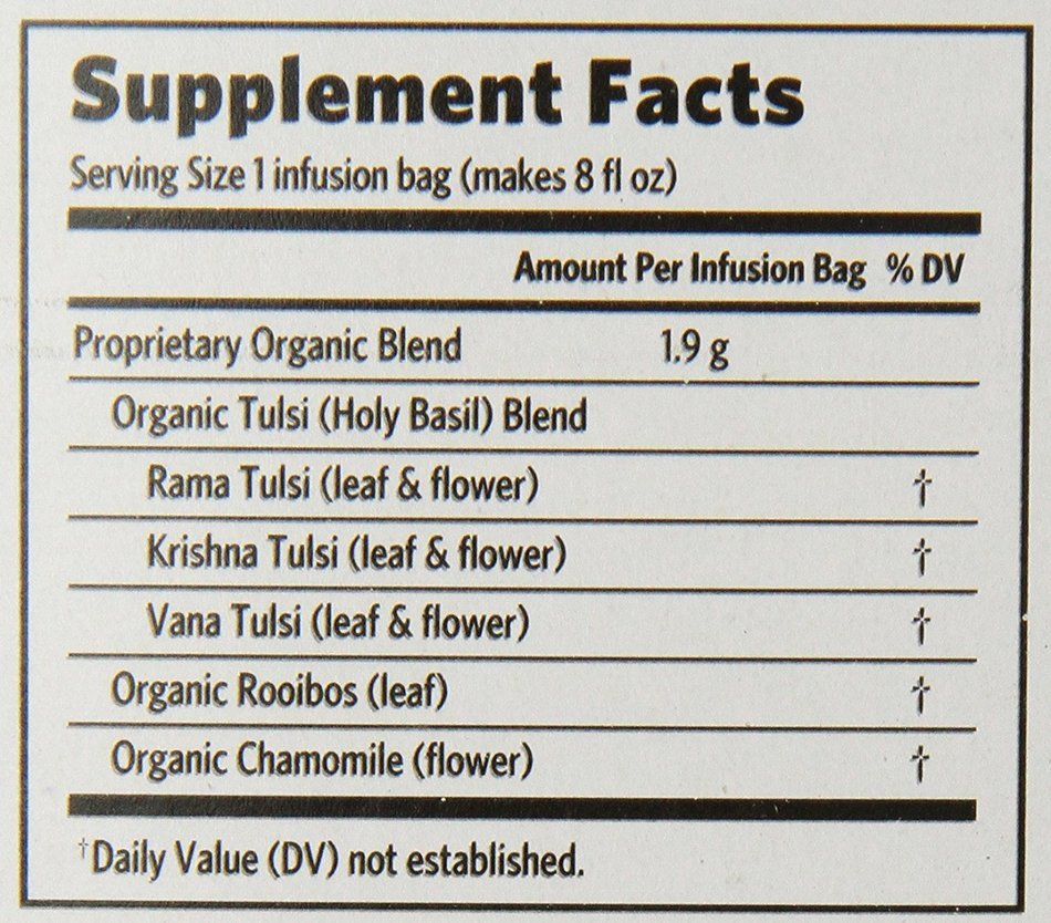Organic India Tulsi, Original, 18-Count Boxes (Pack of 2) N22