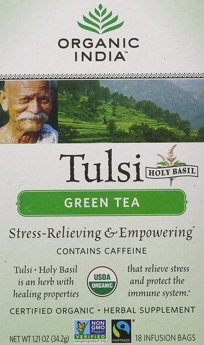 Organic India Tulsi, Original, 18-Count Boxes (Pack of 2) N24