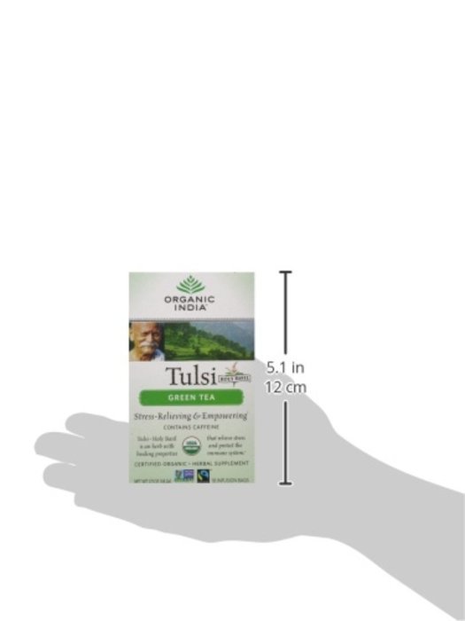 Organic India Tulsi, Original, 18-Count Boxes (Pack of 2) N26
