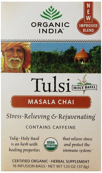 Organic India Tulsi, Original, 18-Count Boxes (Pack of 2) N29