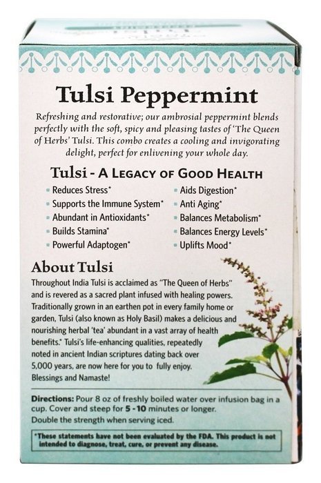 Organic India Tulsi, Original, 18-Count Boxes (Pack of 2) N45