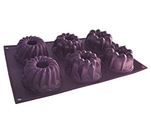 Birkmann Petit Four Mini Bundt Silicone Cake Pan & Mold