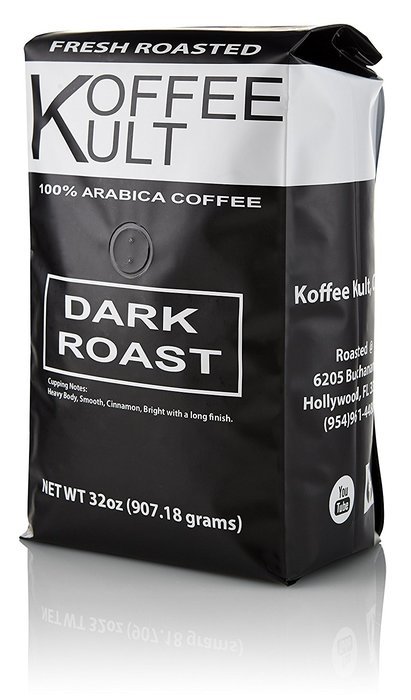 Koffee Kult Dark Roast Coffee Beans (2 Pounds Whole Bean) Highest Quality Delicious Organically Sourced Fair Trade... N3