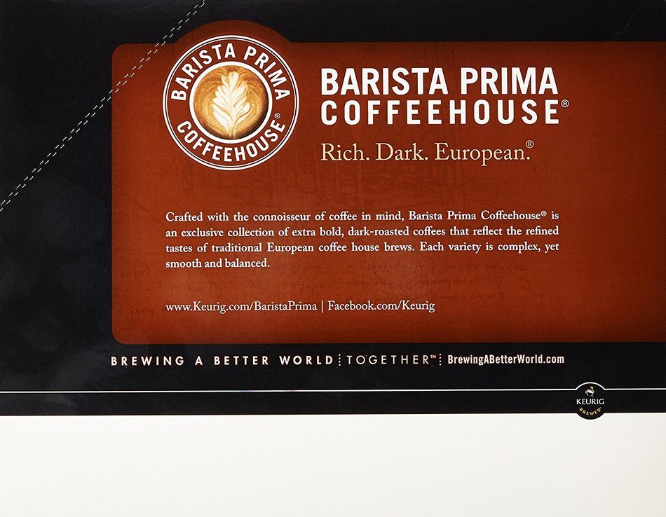 Barista Prima Coffeehouse Italian Roast K-Cups 96ct N5
