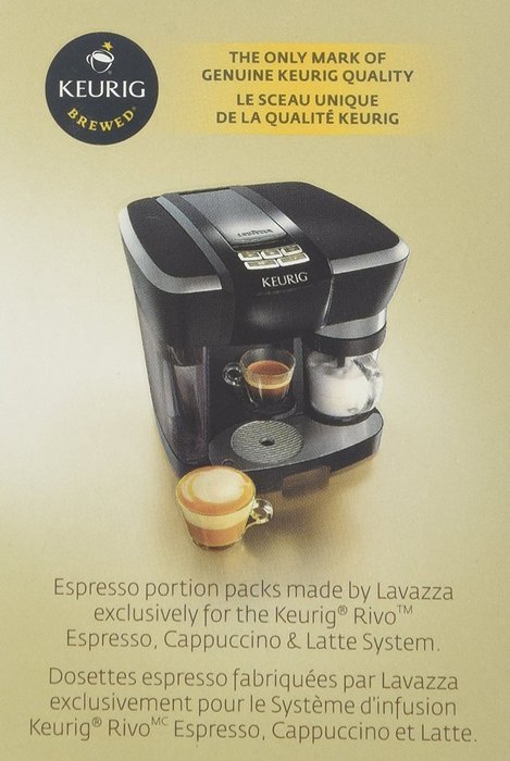Lavazza Espresso Classico Keurig Rivo Pack, 18 Count N4