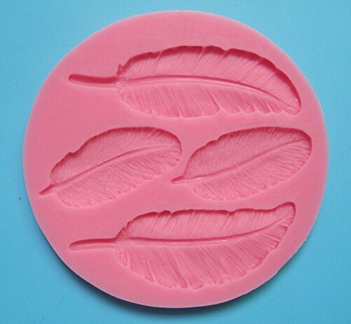 HSE four pieces leaf shape Silicone 3D Mold Cookware Dining Bar Non-Stick Cake Decorating fondant mould tools