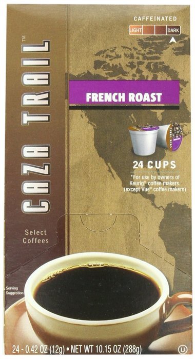 Caza Trail Coffee, Decaf Breakfast Blend, 24 Single Serve Cups N11