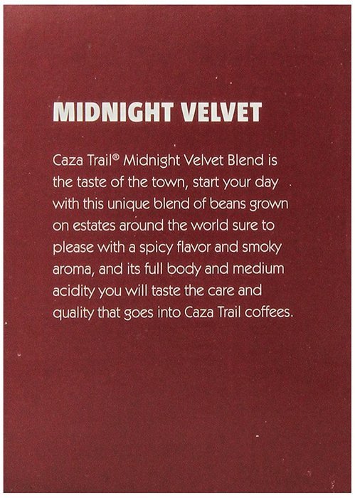 Caza Trail Coffee, Decaf Breakfast Blend, 24 Single Serve Cups N21