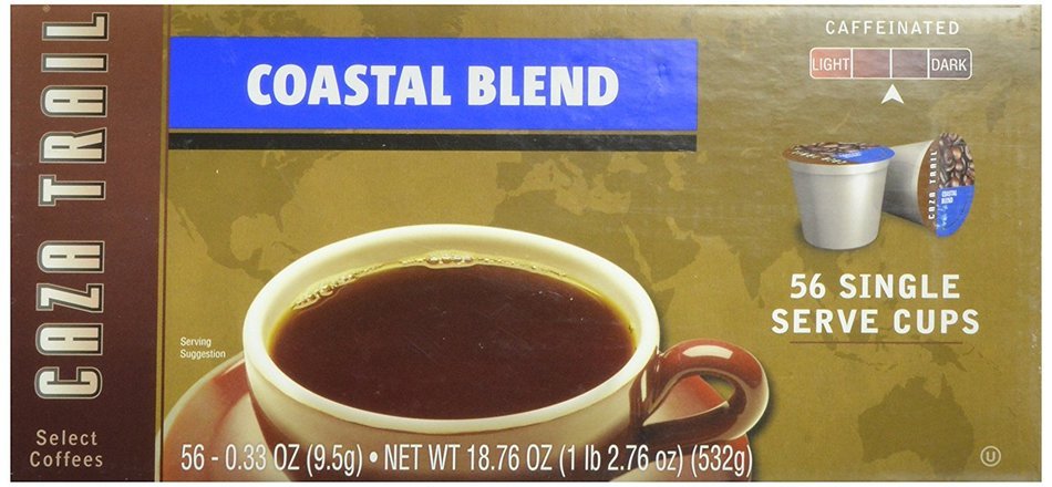 Caza Trail Coffee, Decaf Breakfast Blend, 24 Single Serve Cups N25