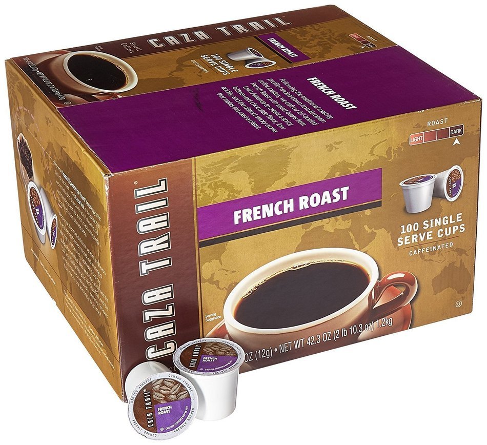 Caza Trail Coffee, Decaf Breakfast Blend, 24 Single Serve Cups N36