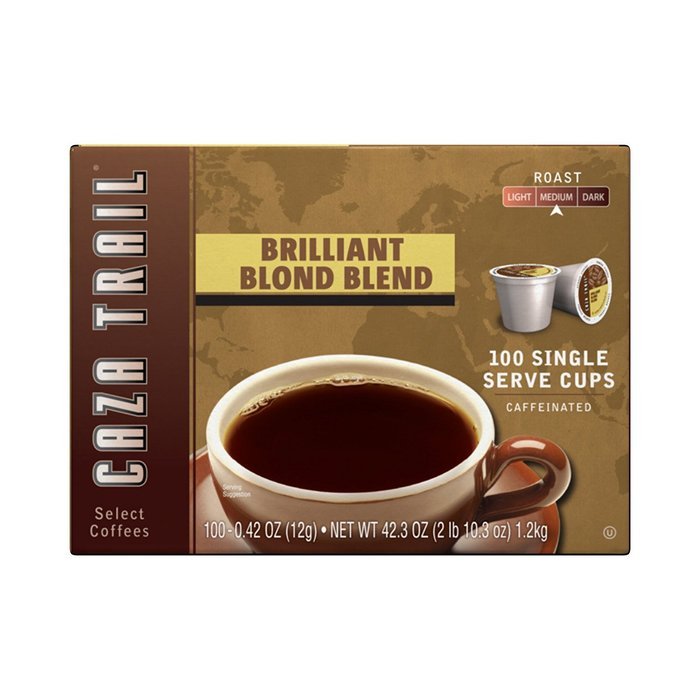 Caza Trail Coffee, Decaf Breakfast Blend, 24 Single Serve Cups N43
