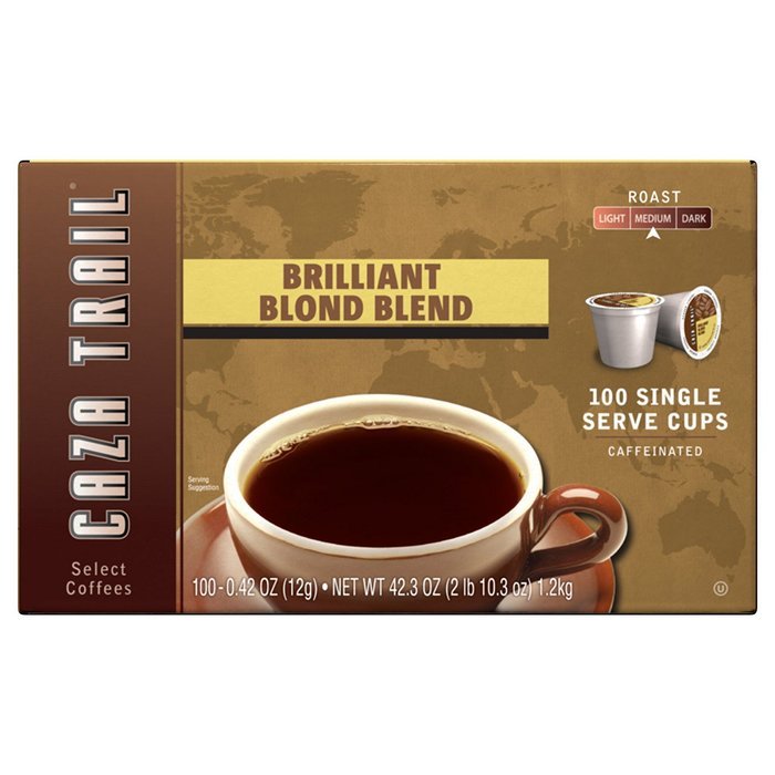 Caza Trail Coffee, Decaf Breakfast Blend, 24 Single Serve Cups N46