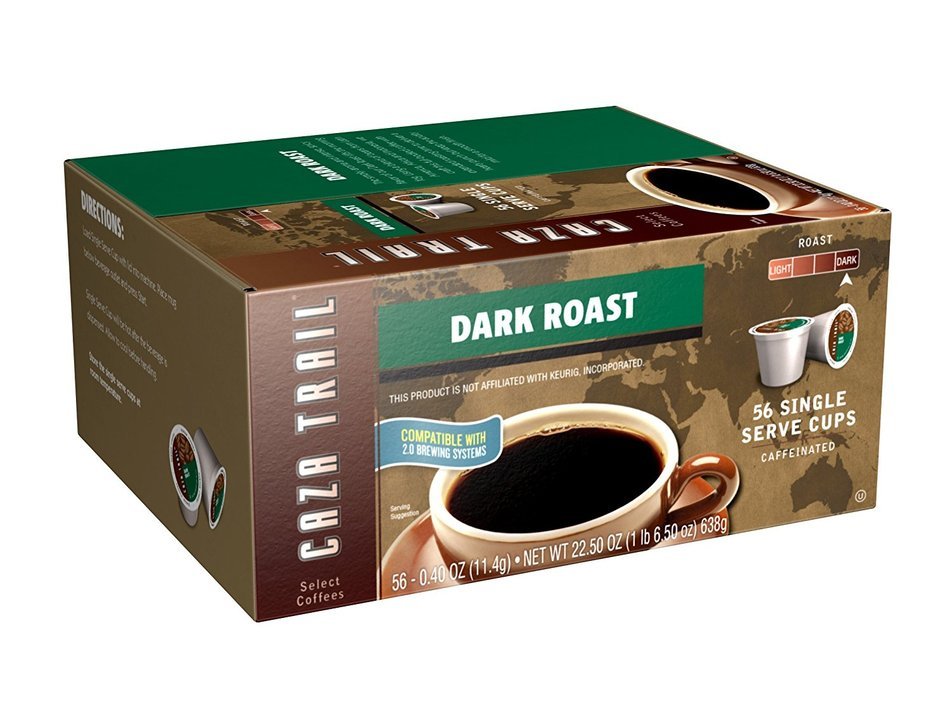 Caza Trail Coffee, Decaf Breakfast Blend, 24 Single Serve Cups N63